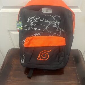 Naruto Orange and Black Backpack